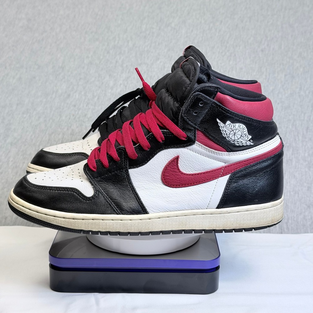 Jordan Air Jordan 1 Retro High OG Mens 11.5 Black White Gym Red Good 555088-061
